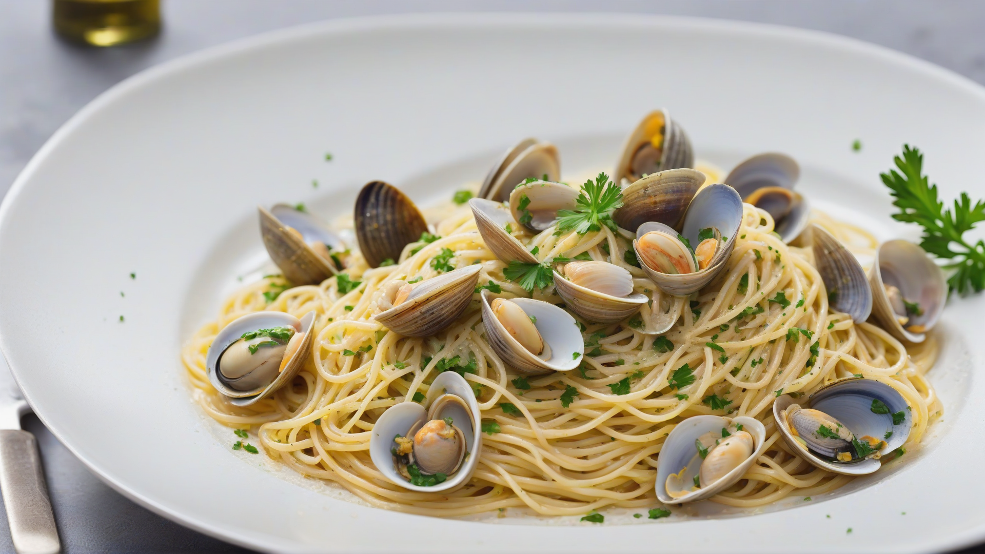 spaghetti con le vongole
